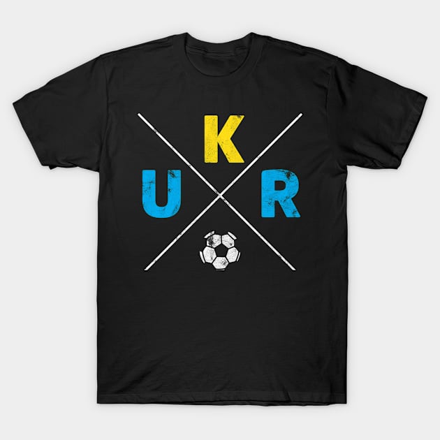 Ukraine Soccer Team Fanshirt T-Shirt by Rayrock76